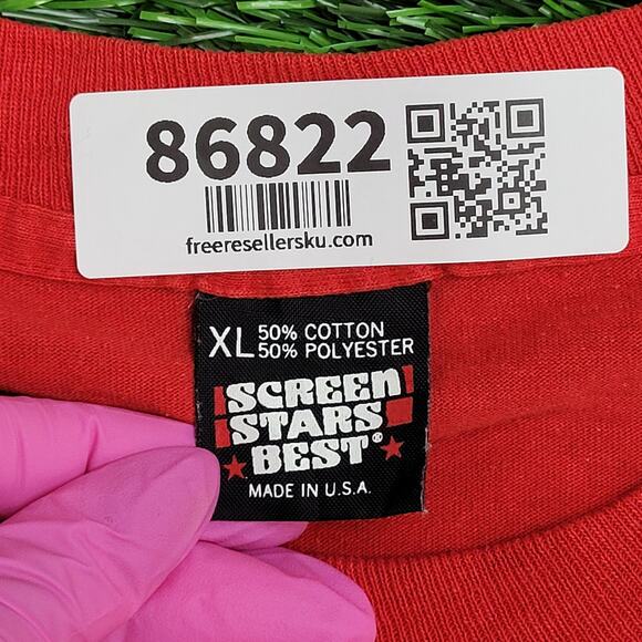 Vintage 1989 Vicious-Rumors Shirt Womens XL 22x18 Crop-Top - Picture 3 of 14